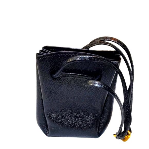 Rare Hermes Vintage Chevre de Coromandel Vespa Pouch Noir Black - Picture 7 of 12